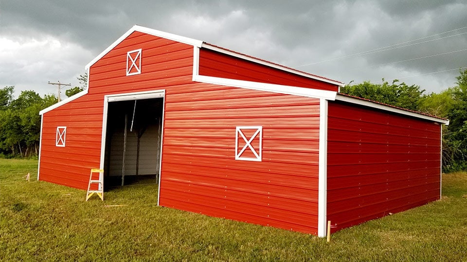 Texwin Agricultural Barn, 36W x 35L x 12H
